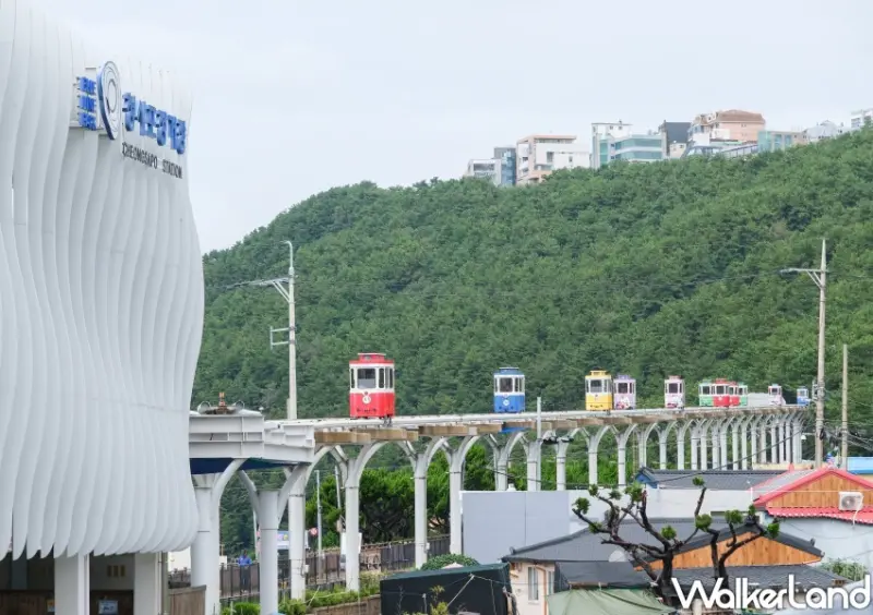 2023釜山最新景點推薦：海雲台藍線公園Blueline Park/WalkerLand窩客島整理提供 未經許可不可轉載