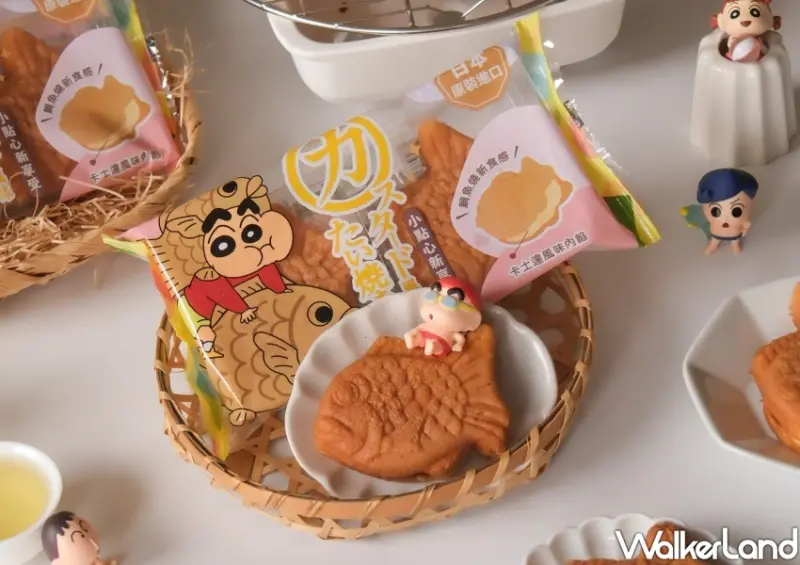 蠟筆小新鯛魚燒 卡士達風味/WalkerLand窩客島整理提供 未經許可不可轉載