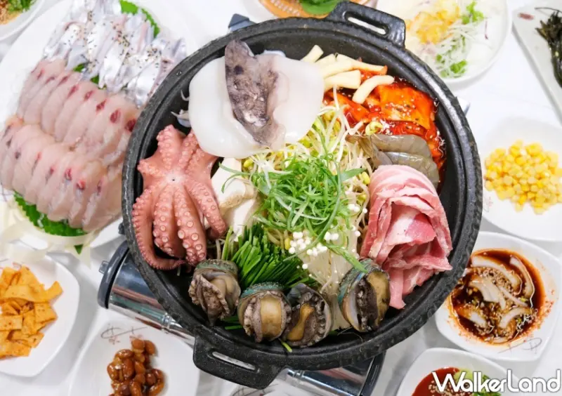韓國麗水美食 章魚三合/WalkerLand窩客島整理提供 未經許可不可轉載