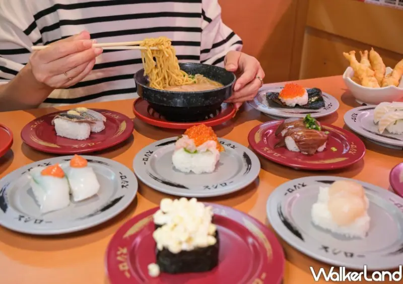 壽司郎 北海道壽司、信玄味噌拉麵/ WalkerLand窩客島整理提供 未經許可不可轉載