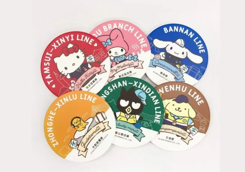 台北捷運Ｘ三麗鷗聯名/ WalkerLand窩客島整理提供 未經許可不可轉載