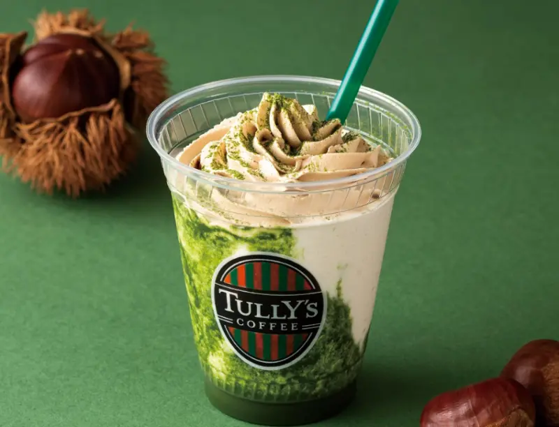 TULLY'S COFFEE：和栗抹茶奶昔