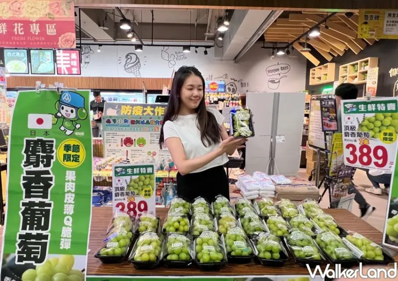 全聯麝香葡萄優惠/ WalkerLand窩客島整理提供 未經許可不可轉載