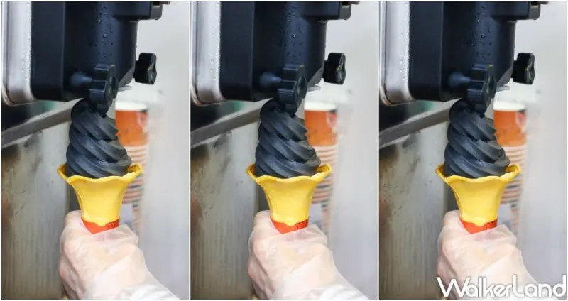 7-ELEVEN酷黑！岩鹽牛奶糖 風味霜淇淋  / WalkerLand窩客島整理提供 未經許可，不得轉載