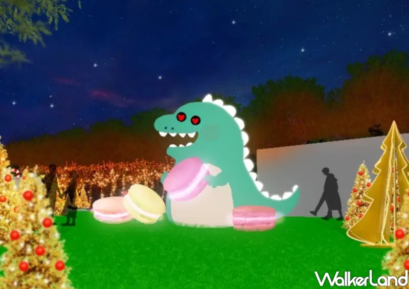 2023新北歡樂耶誕城「翻糖馬卡龍」/ WalkerLand窩客島整理提供 未經許可不可轉載