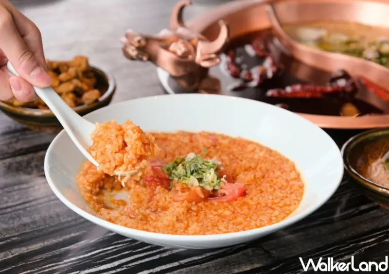 麻辣45 番茄牛湯撈飯/ WalkerLand窩客島整理提供 未經許可不可轉載