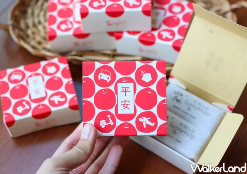 微熱山丘蘋果酥 御守包裝  / WalkerLand窩客島整理提供 未經許可，不得轉載