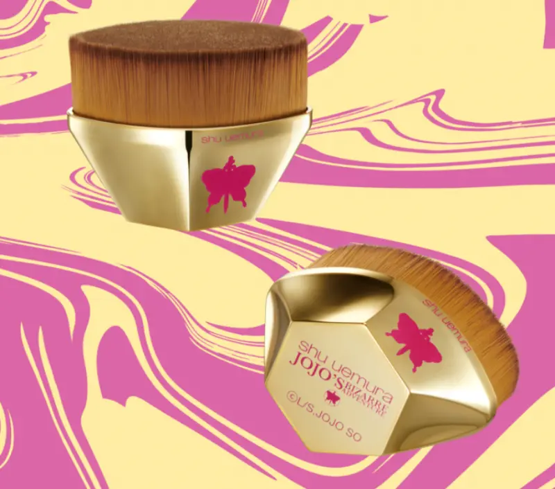 植村秀×JOJO：花瓣粉底刷