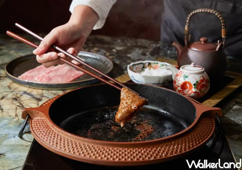 黑毛屋招待所 招牌必吃「關西風壽喜燒」  / WalkerLand窩客島整理提供 未經許可不可轉載