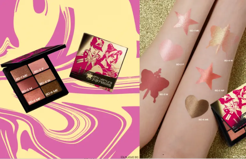 植村秀×JOJO：蝴蝶匕首 眼影盤