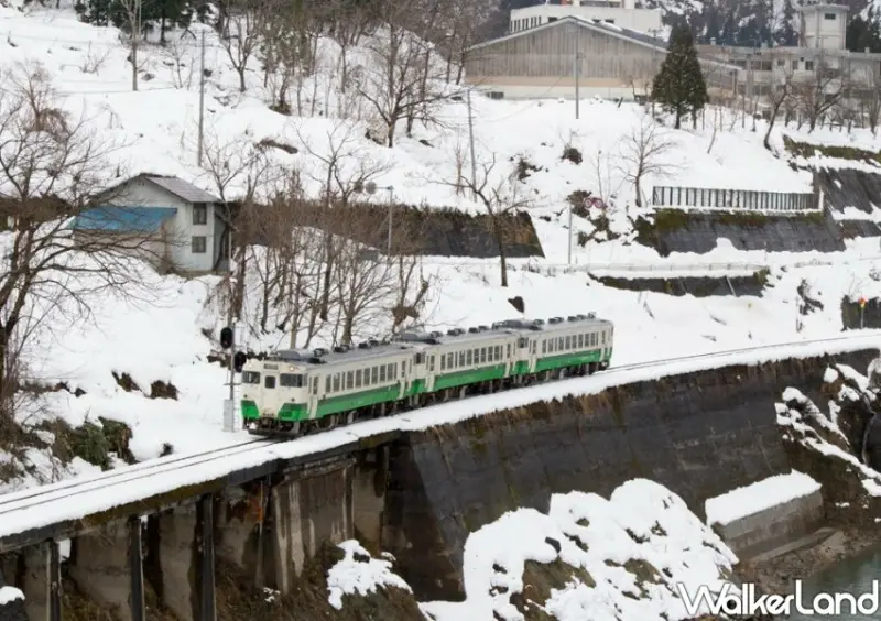 日本福島只見線雪景 / WalkerLand窩客島整理提供 未經許可不可轉載
