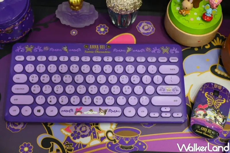 7-ELEVEN ANNA SUI三麗鷗 鍵盤滑鼠 / WalkerLand窩客島整理提供 未經許可，不得轉載