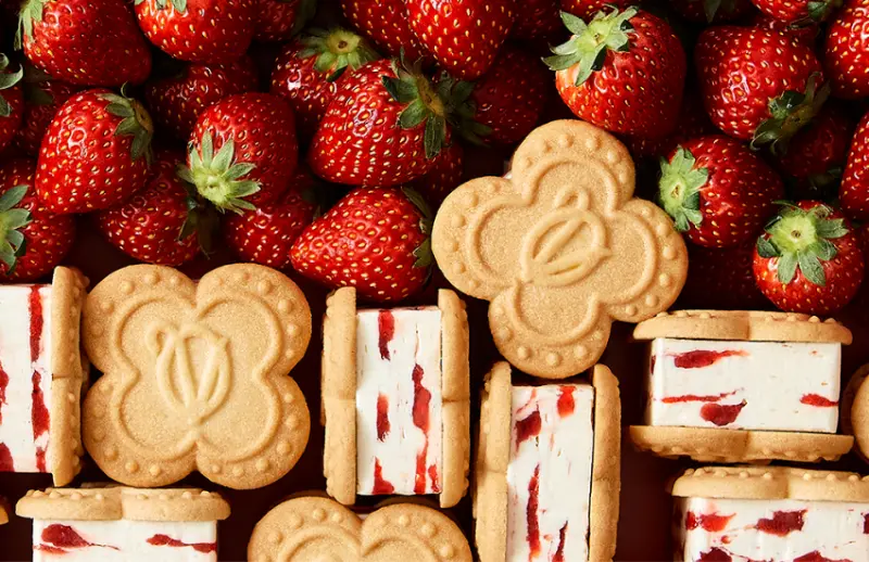 甜點品牌「Very Ruby Cut（ベリールビーカット）」翻轉品牌概念，全產品全部改頭換面