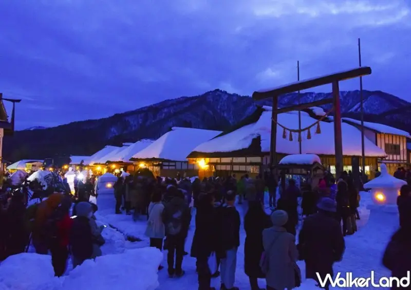 福島景點推薦 大內宿雪景/ WalkerLand窩客島整理提供 未經許可不可轉載