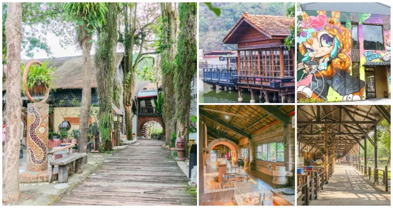 別說南投只有日月潭！7個超好拍「南投水里景點」快採點，碧綠湖景「池畔木屋」、全台最美「路易莎咖啡藝術牆」，打卡美食一次滿足。