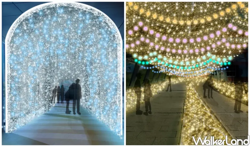 2023新北歡樂耶誕城 絕美天橋光廊/ WalkerLand窩客島整理提供 未經許可不可轉載