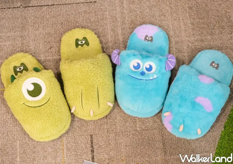 康是美「搞怪生活學」毛怪、大眼仔暖腳拖鞋/ WalkerLand窩客島整理提供 未經許可不可轉載