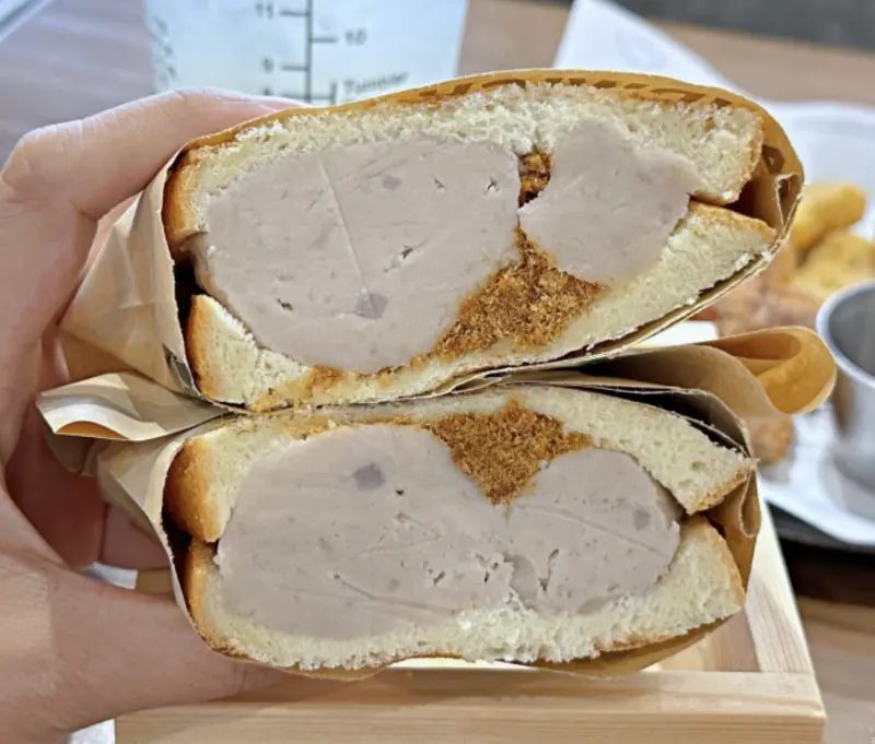 肉sandwich板橋新埔店 文青風早午餐 三明治升級套餐大份量 好吃又好拍 芋泥尬肉鬆必點！