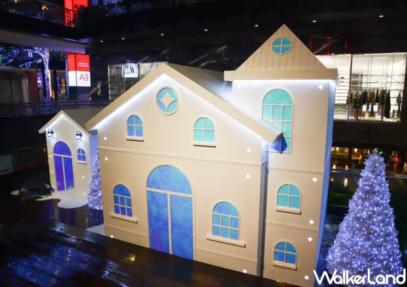 新光三越2023耶誕時光之城 雪屋打卡點推薦 / WalkerLand窩客島整理提供 未經許可，不得轉載