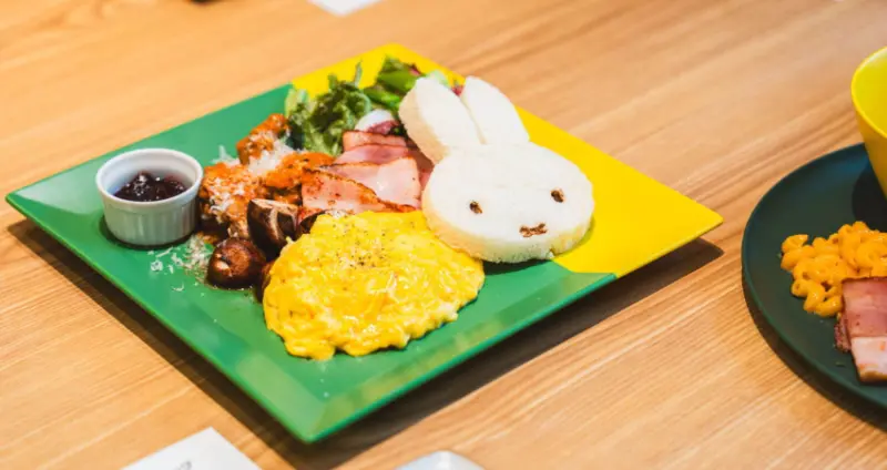 店家推出的菜單也充分展現米飛兔的童趣世界，並結合荷蘭料理的特色，同時也推出適合孩童享用的兒童餐點