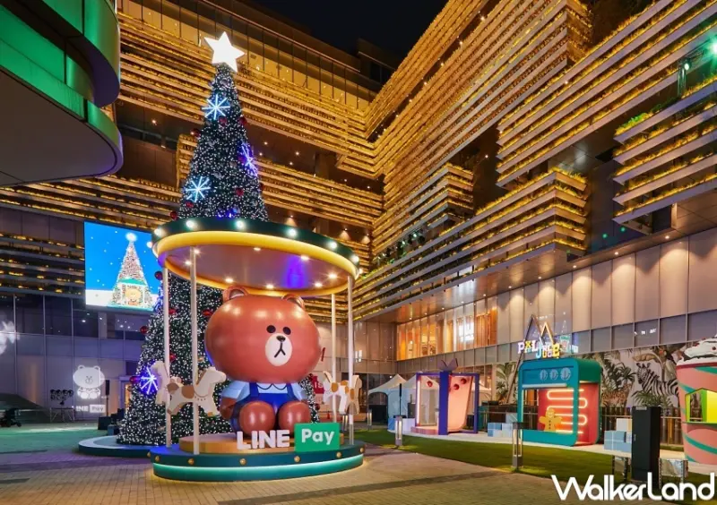 南紡購物中心 聖誕魔法村 飄雪 / WalkerLand窩客島整理提供 未經許可，不得轉載