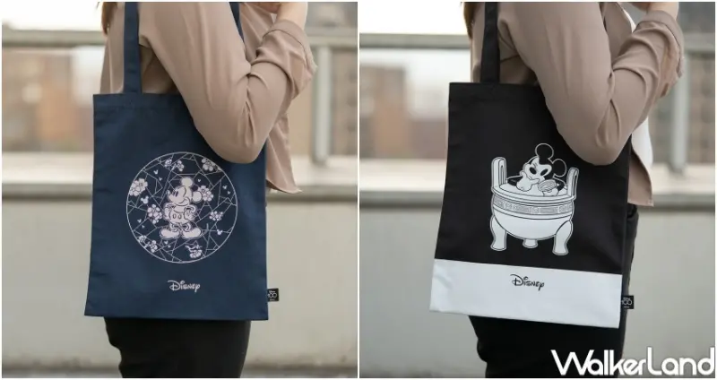 故宮精品 迪士尼100周年系列限定商品 帆布袋  / WalkerLand窩客島整理提供 未經許可，不得轉載
