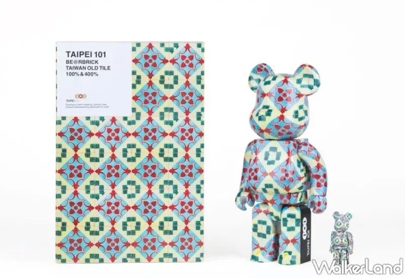 TAIPEI 101 BE@RBRICK TAIWAN OLD TILE 100% & 400% / WalkerLand窩客島整理提供 未經許可不可轉載
