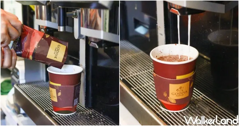 7-ELEVEN GODIVA迦納熱巧克力 製作  / WalkerLand窩客島整理提供 未經許可，不得轉載