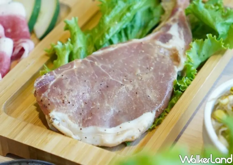 燒桶子韓式烤肉「戰斧豬排」雙人套餐 / WalkerLand窩客島整理提供 未經許可不可轉載