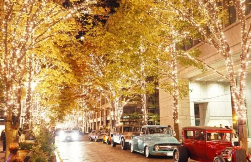 東京車站「丸之內 illumination 2023」1