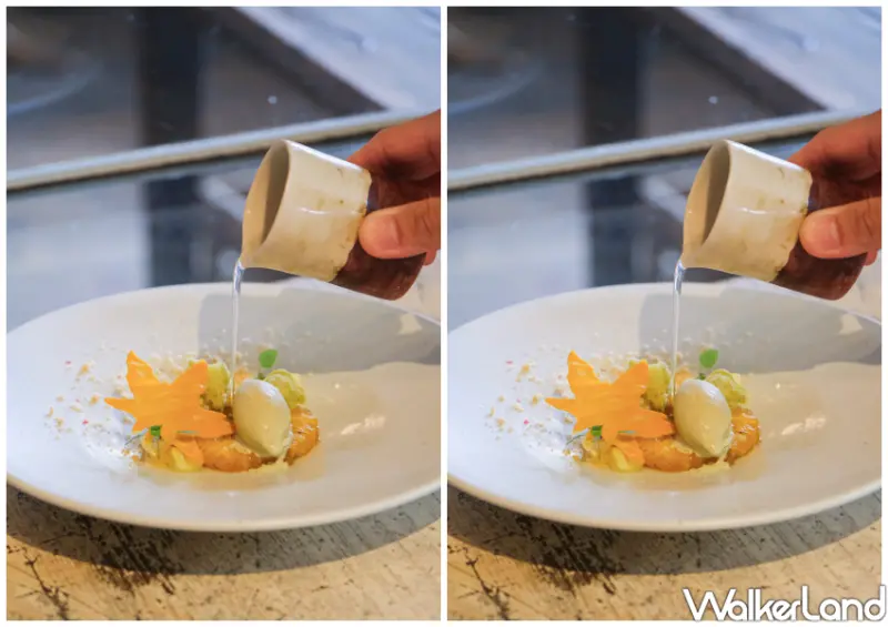 香色Ｘ小樂沐聯名「金鑽鳳梨 鹹蛋黃 甜玉米」淋上白蘭地冷露 / WalkerLand窩客島整理提供 未經許可不可轉載