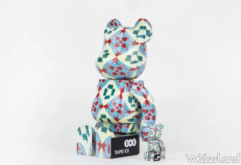 TAIPEI 101 BE@RBRICK TAIWAN OLD TILE 100% & 400% / WalkerLand窩客島整理提供 未經許可不可轉載