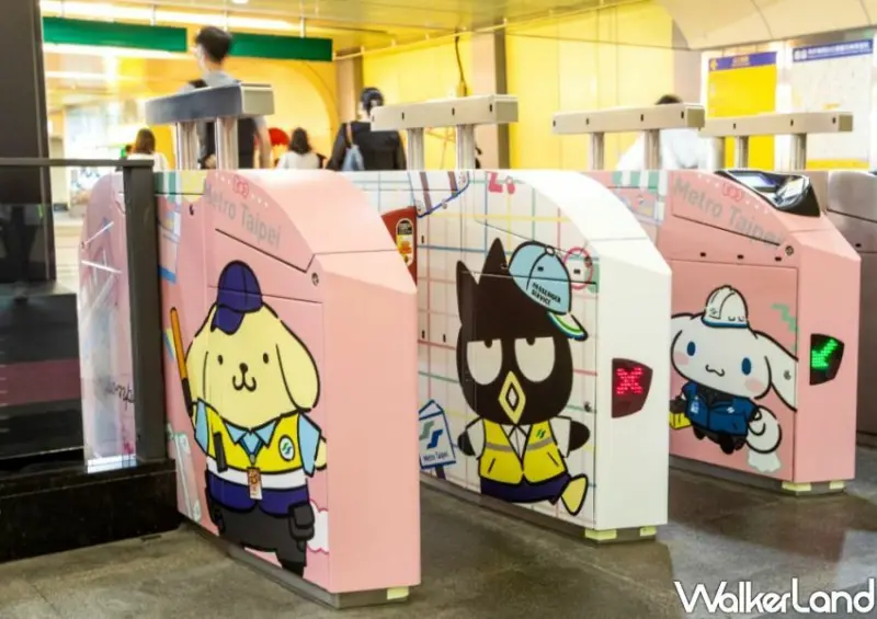 台北捷運Ｘ三麗鷗聯名 / WalkerLand窩客島整理提供 未經許可不可轉載