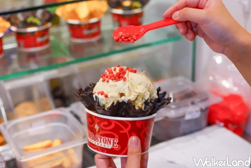 COLD STONE冬季新品 耶誕太妃糖  / WalkerLand窩客島整理提供 未經許可，不得轉載