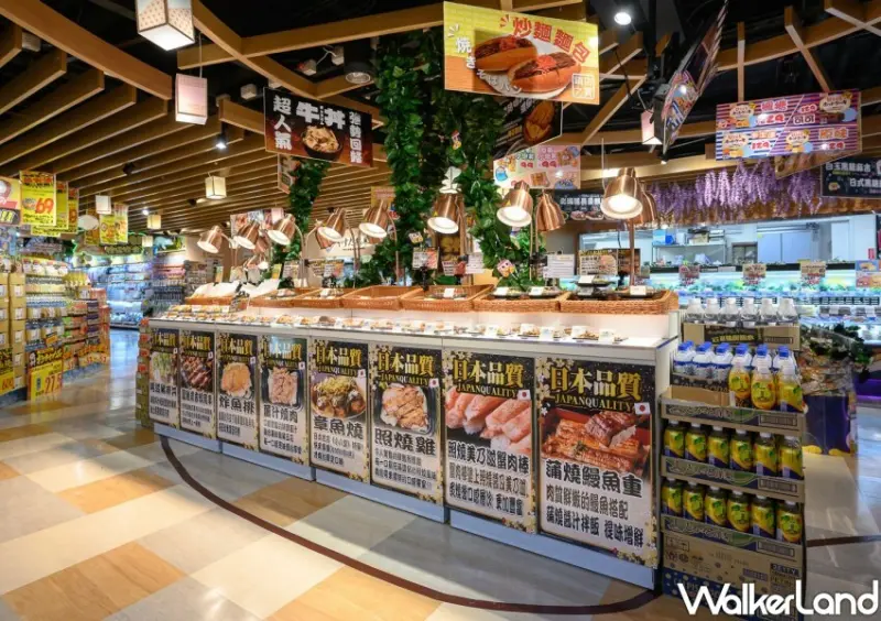 DON DON DONKI台中老虎城 熟食區 / WalkerLand窩客島整理提供 未經許可不可轉載