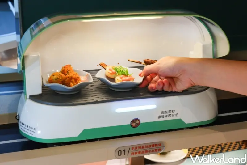 爭鮮PLUS善導寺店 列車送餐 / WalkerLand窩客島整理提供 未經許可，不得轉載