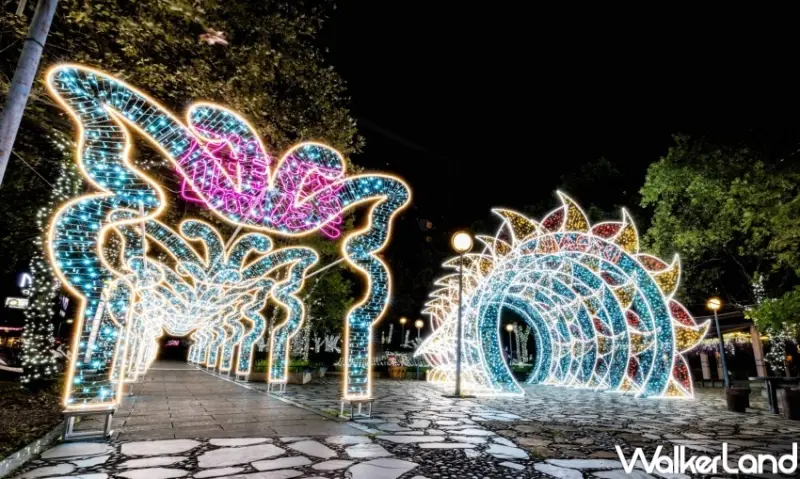 2023礁溪溫泉燈花季 主燈  / WalkerLand窩客島整理提供 未經許可，不得轉載