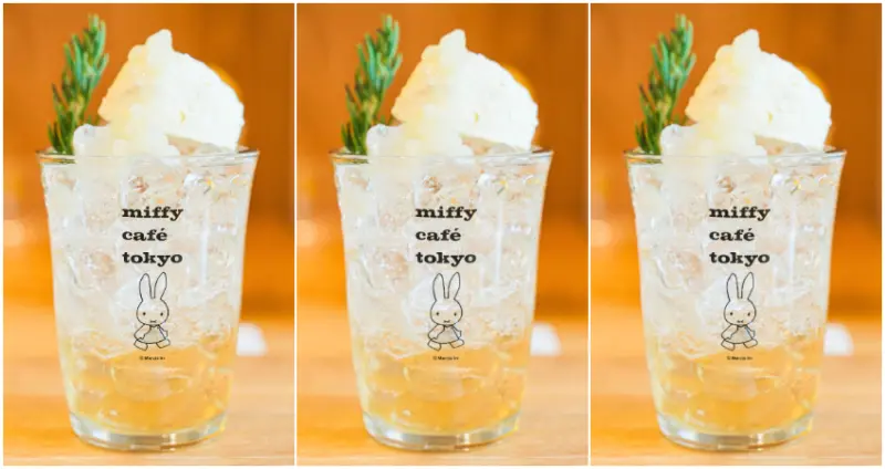 有以米飛兔繪本中出現的「可口水梨」為靈感的水梨蘇打水，以及以米飛兔的爸爸媽媽為概念的「爸爸的檸檬柳橙汁」和「媽媽的檸檬汽水」