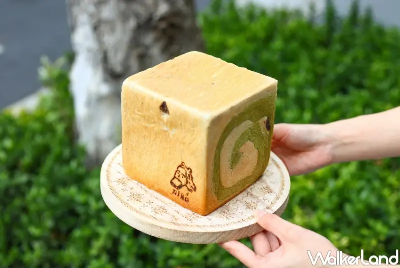 niko bakery X 辻利茶舗 新品「抹茶草莓生吐司」螺旋花紋   / WalkerLand窩客島整理提供 未經許可，不得轉載