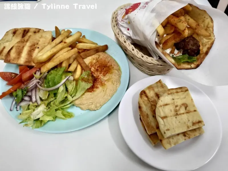 【台北美食】我愛希臘捲餅，道地歐洲希臘餐廳 | 美味香濃酸奶捲餅、健康營養鷹嘴豆泥 | 信義區美食