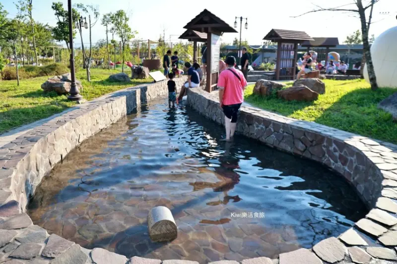 南投溫泉來這免費泡：福興溫泉區親子公園/ WalkerLand窩客島整理提供 未經許可不可轉載