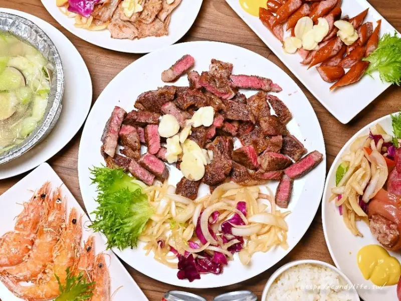 紅品碳烤牛排｜台中新開幕直火碳烤牛排，超狂36盎司大份量沙朗牛排等你來挑戰