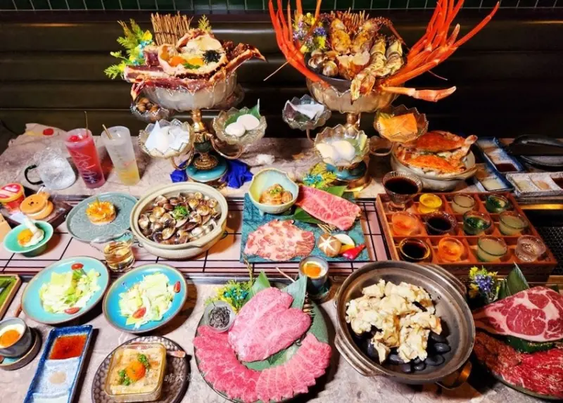 精誠壹山～期間限定超奢華帝王蟹套餐　台中懷舊老宅餐廳裡的海鮮燒肉饗宴