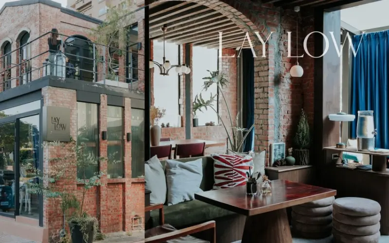 台中私人招待所｜Lay low 摩登時尚紅磚老宅，白天早午餐，晚上化身Jazz餐酒館