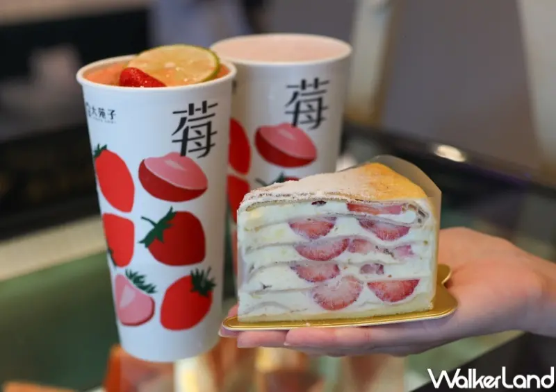 大苑子草莓季X折田菓舖 快閃店  / WalkerLand窩客島整理提供 未經許可，不得轉載