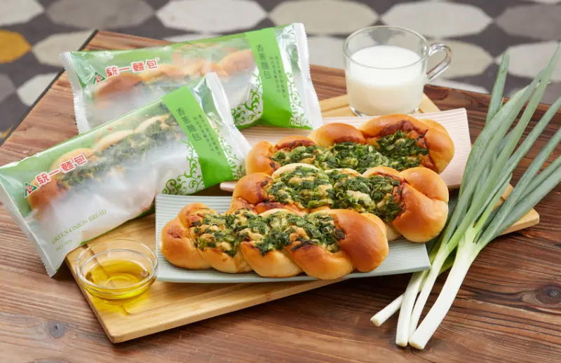 統一新推出滿滿青蔥的香蔥麵包