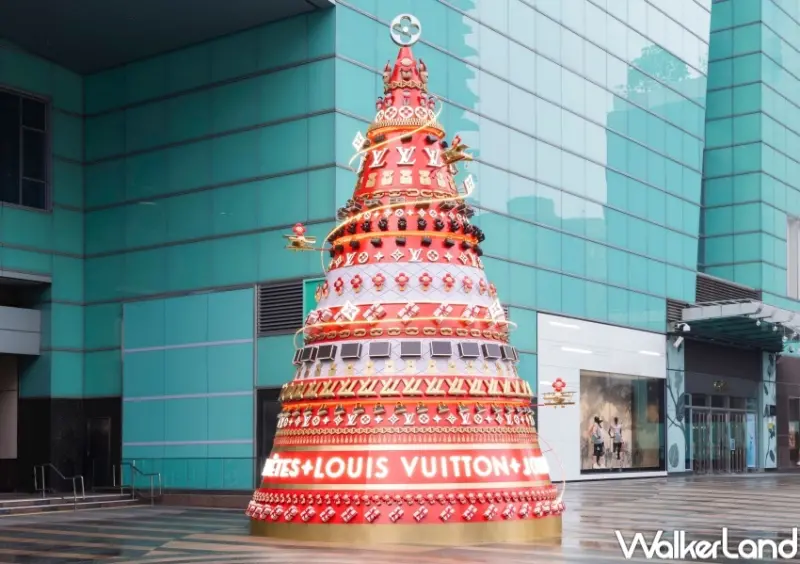 2023耶誕樹打卡點：SOGO復興店 LV耶誕樹 / WalkerLand窩客島整理提供 未經許可，不得轉載