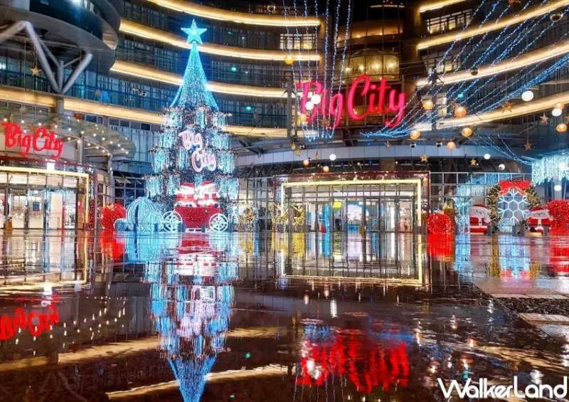 2023耶誕樹打卡點：新竹巨城耶誕樹 / WalkerLand窩客島整理提供 未經許可，不得轉載