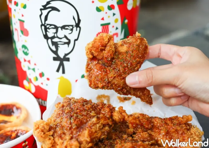 肯德基耶誕新品 楓糖香蒜脆雞  / WalkerLand窩客島整理提供 未經許可，不得轉載