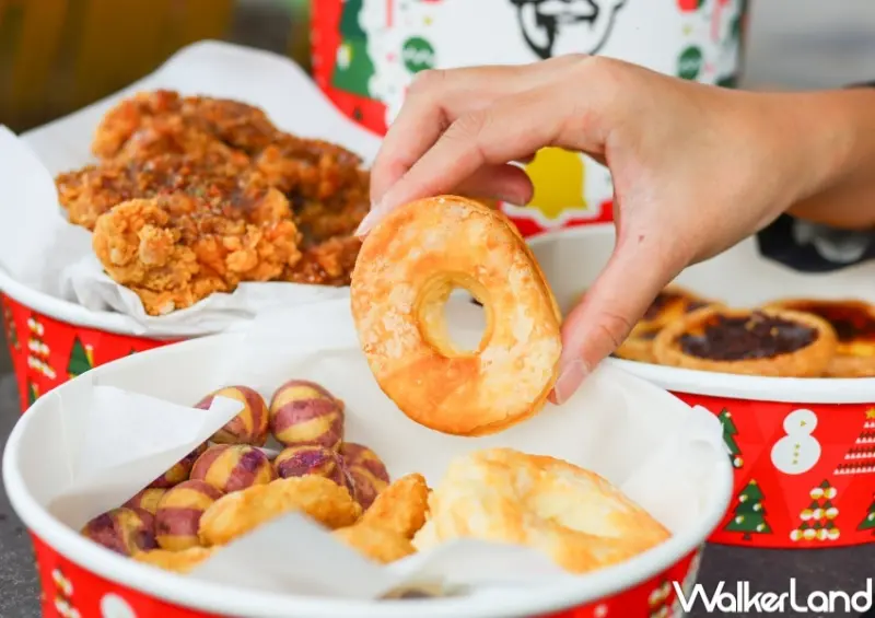 肯德基耶誕新品 日本金黃比司吉  / WalkerLand窩客島整理提供 未經許可，不得轉載